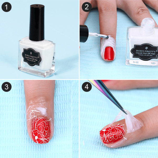 Born Pretty - Peel Off Nail Latex Liquid Tape #41908-Gel Nail Polish-Universal Nail Supplies