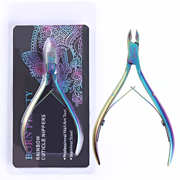 Born Pretty - Rainbow Cuticle Nippers #38327-Gel Nail Polish-Universal Nail Supplies