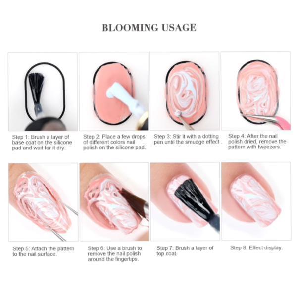 Born Pretty - Silicone Stamping Mat with box #39626 + #38424-Gel Nail Polish-Universal Nail Supplies