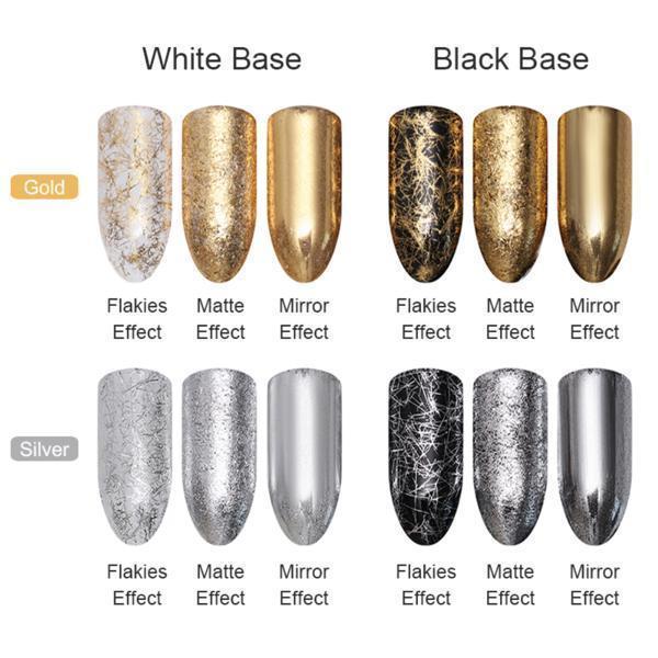 Born Pretty - Silver & Gold Nail Stripe Wire Set of 2 #42596-Gel Nail Polish-Universal Nail Supplies