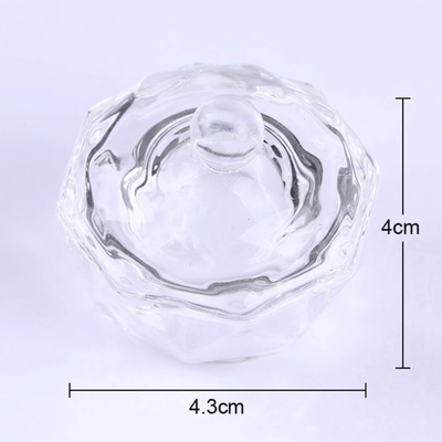 Born Pretty - Small Crystal Glass Cup Liquid Container Tool #41032-2-Nail Tools-Universal Nail Supplies