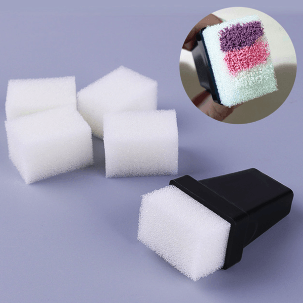 Born Pretty - Sponge Nail Stamper With 4 Extra Sponges #26141-Nail Tools-Universal Nail Supplies