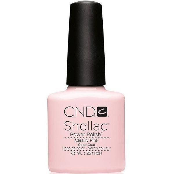 CND Creative Nail Design Shellac - Clearly Pink -Gel Nail Polish-Universal Nail Supplies