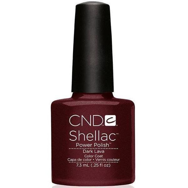 CND Creative Nail Design Shellac - Dark Lava-Gel Nail Polish-Universal Nail Supplies