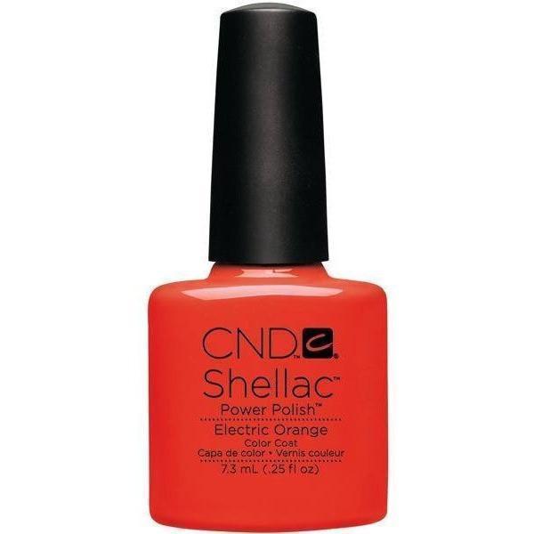 CND Creative Nail Design Shellac - Electric Orange-Gel Nail Polish-Universal Nail Supplies