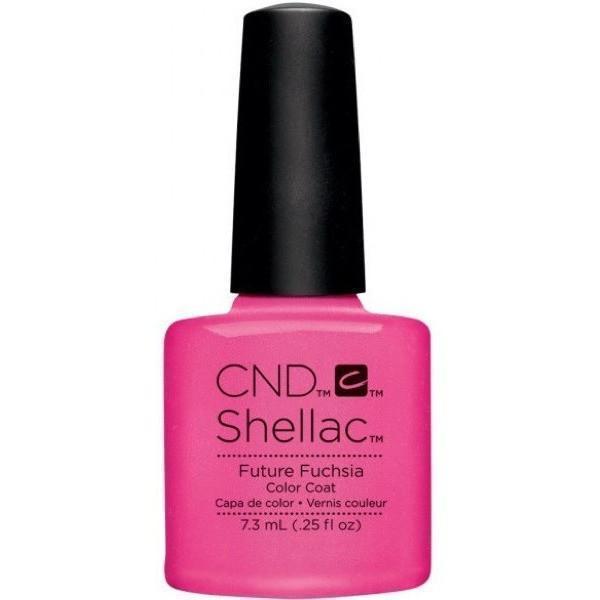CND Creative Nail Design Shellac - Future Fuchsia-Gel Nail Polish-Universal Nail Supplies
