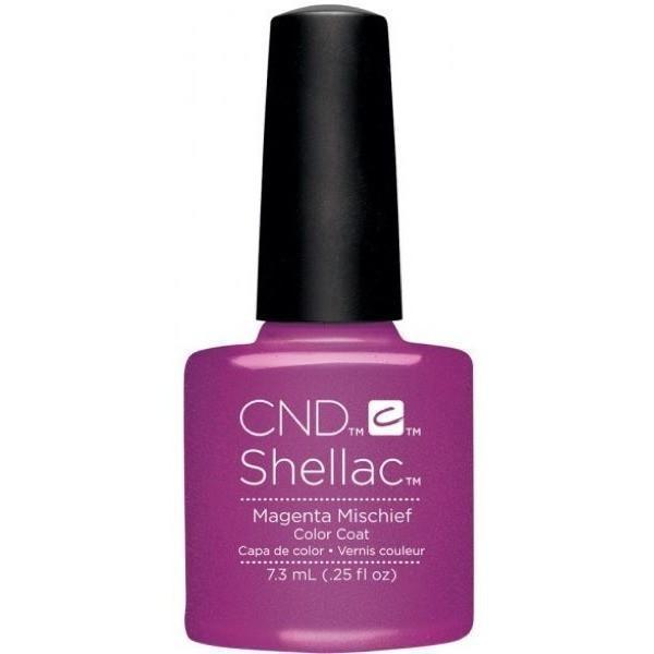 CND Creative Nail Design Shellac - Magenta Mischief-Gel Nail Polish-Universal Nail Supplies
