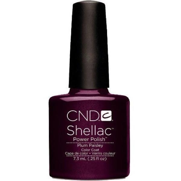 CND Creative Nail Design Shellac - Plum Paisley-Gel Nail Polish-Universal Nail Supplies