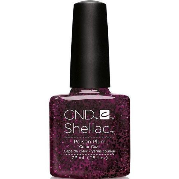 CND Creative Nail Design Shellac - Poison Plum-Gel Nail Polish-Universal Nail Supplies