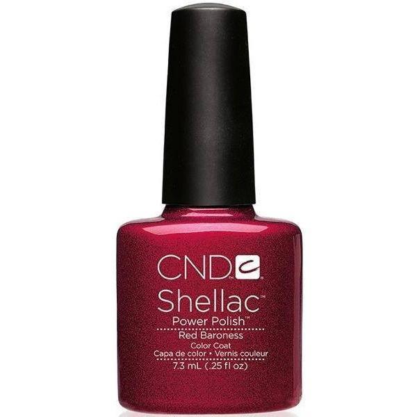 CND Creative Nail Design Shellac - Red Baroness-Gel Nail Polish-Universal Nail Supplies