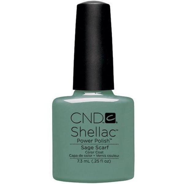 CND Creative Nail Design Shellac - Sage Scarf-Gel Nail Polish-Universal Nail Supplies