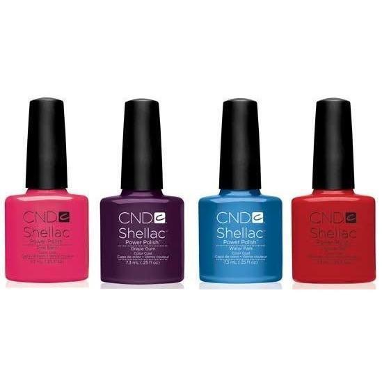 CND Creative Nail Design Shellac - Splash Collection Set Of 4-Gel Nail Polish-Universal Nail Supplies