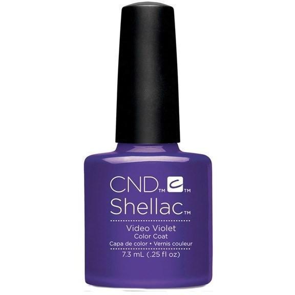 CND Creative Nail Design Shellac - Video Violet-Gel Nail Polish-Universal Nail Supplies