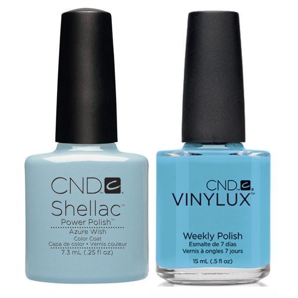 CND Creative Nail Design Vinylux + Shellac Azure Wish-Gel Nail Polish + Lacquer-Universal Nail Supplies