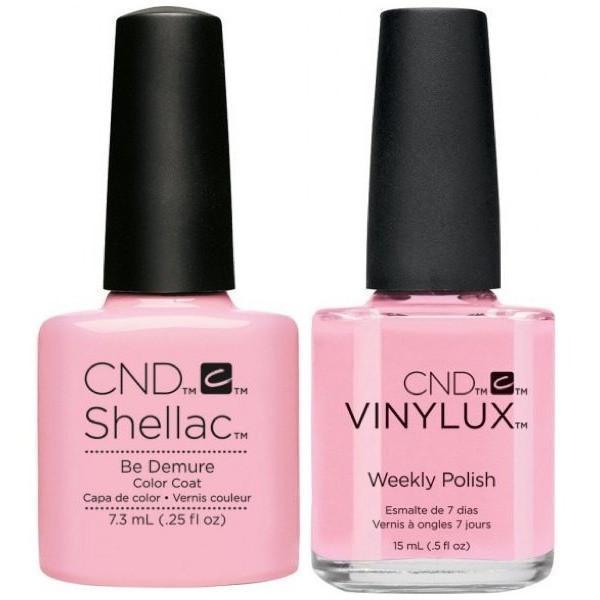 CND Creative Nail Design Vinylux + Shellac Be Demure-Gel Nail Polish + Lacquer-Universal Nail Supplies