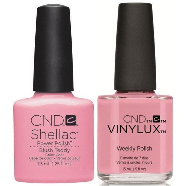 CND Creative Nail Design Vinylux + Shellac Blush Teddy-Gel Nail Polish + Lacquer-Universal Nail Supplies