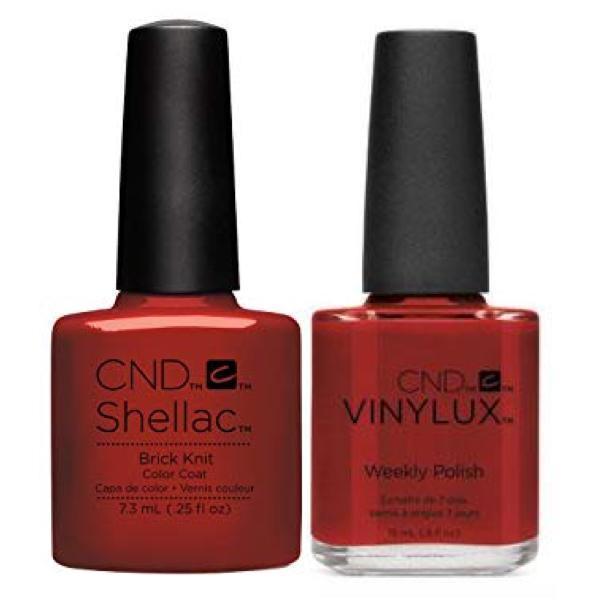 CND Creative Nail Design Vinylux + Shellac Brick Knit-Gel Nail Polish + Lacquer-Universal Nail Supplies