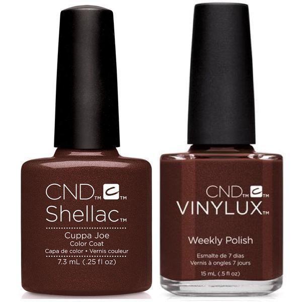 CND Creative Nail Design Vinylux + Shellac Cuppa Joe-Gel Nail Polish + Lacquer-Universal Nail Supplies