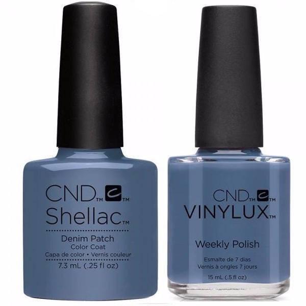 CND Creative Nail Design Vinylux + Shellac Denim Patch-Gel Nail Polish + Lacquer-Universal Nail Supplies