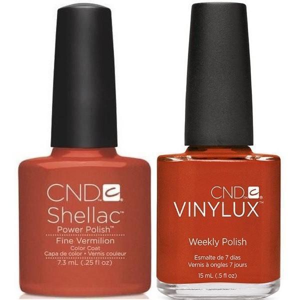 CND Creative Nail Design Vinylux + Shellac Fine Vermilion-Gel Nail Polish + Lacquer-Universal Nail Supplies