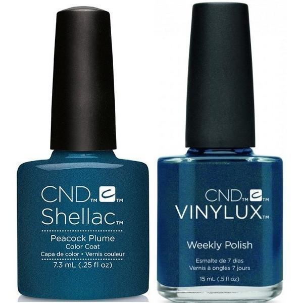 CND Creative Nail Design Vinylux + Shellac Peacock Plume-Gel Nail Polish + Lacquer-Universal Nail Supplies