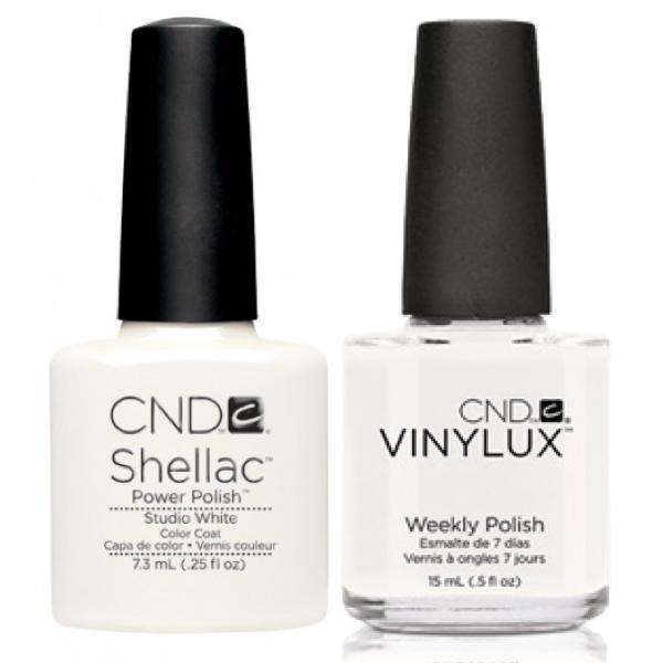 CND Creative Nail Design Vinylux + Shellac Studio White-Gel Nail Polish + Lacquer-Universal Nail Supplies