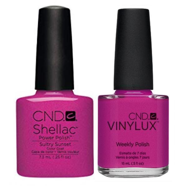 CND Creative Nail Design Vinylux + Shellac Sultry Sunset-Gel Nail Polish + Lacquer-Universal Nail Supplies