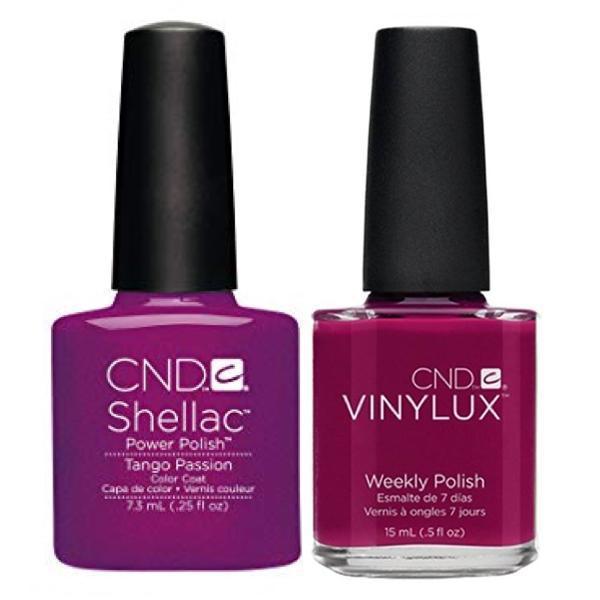 CND Creative Nail Design Vinylux + Shellac Tango Passion-Gel Nail Polish + Lacquer-Universal Nail Supplies
