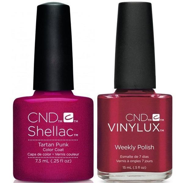 CND Creative Nail Design Vinylux + Shellac Tartan Punk-Gel Nail Polish + Lacquer-Universal Nail Supplies
