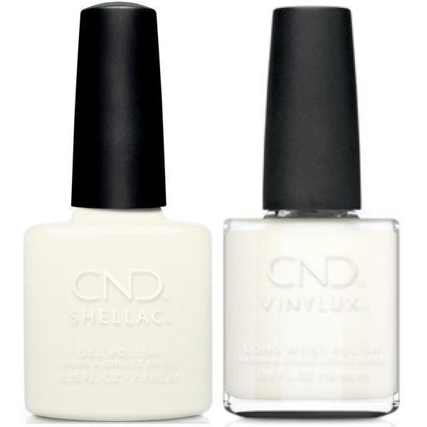 CND Creative Nail Design Vinylux + Shellac White Wedding-Gel Nail Polish + Lacquer-Universal Nail Supplies