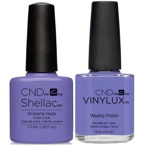 CND Creative Nail Design Vinylux + Shellac Wisteria Haze-Gel Nail Polish + Lacquer-Universal Nail Supplies