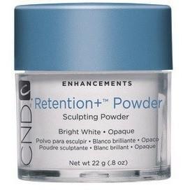 CND Retention + Sculpting Powder Bright White Opaque 0.8 oz-Acrylic Nails & Tips-Universal Nail Supplies