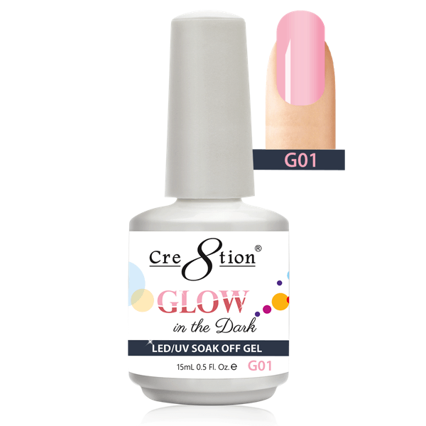 Cre8tion Glow In The Dark - G01-Gel Nail Polish-Universal Nail Supplies