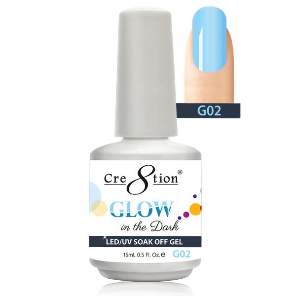 Cre8tion Glow In The Dark - G02-Gel Nail Polish-Universal Nail Supplies