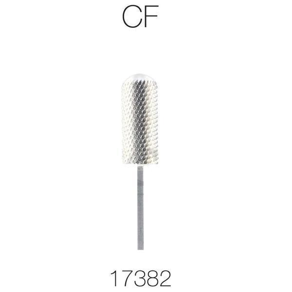 Cre8tion Nail Drill Tip - 2 Way Carbide 3/32" Silver Small Barrel Round Top-Nail Tools-Universal Nail Supplies