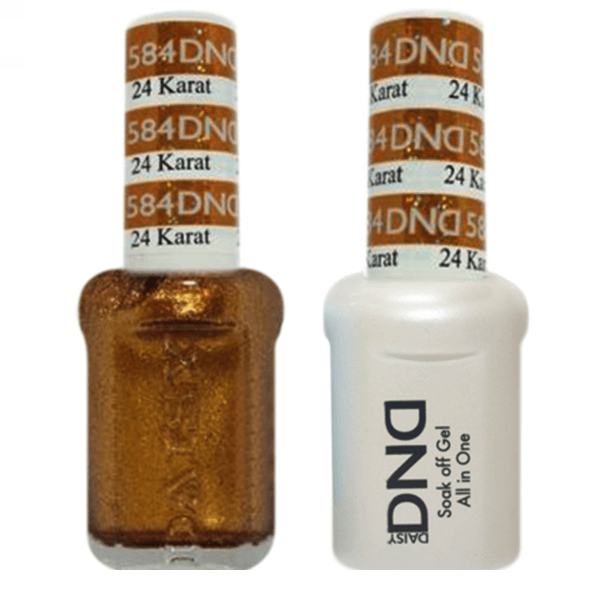 DND Daisy Gel Duo - 24 Karat #584-Gel Nail Polish + Lacquer-Universal Nail Supplies