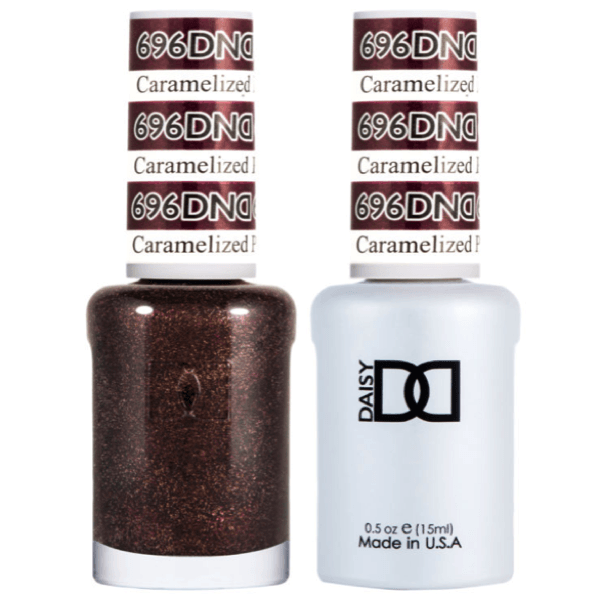 DND Daisy Gel Duo - Caramelized Plum #696-Gel Nail Polish + Lacquer-Universal Nail Supplies