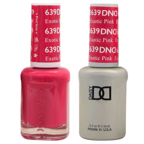 DND Daisy Gel Duo - Exotic Pink #639-Gel Nail Polish + Lacquer-Universal Nail Supplies