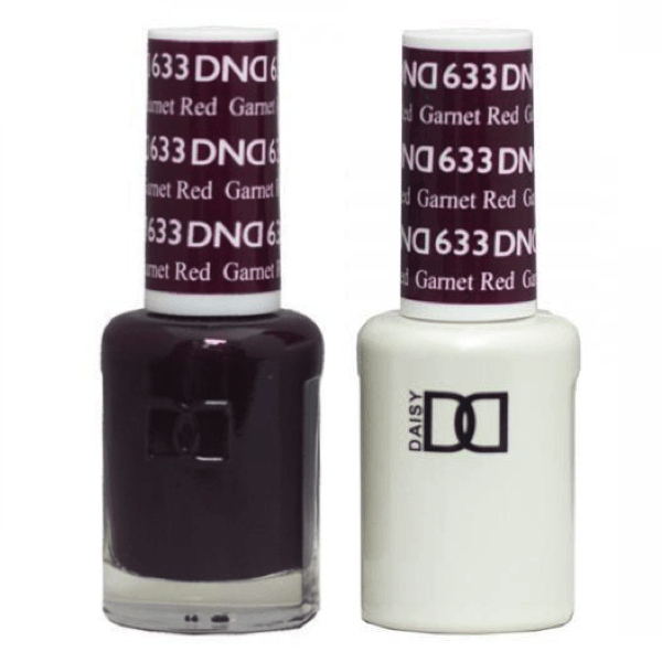 DND Daisy Gel Duo - Garnet Red #633-Gel Nail Polish + Lacquer-Universal Nail Supplies