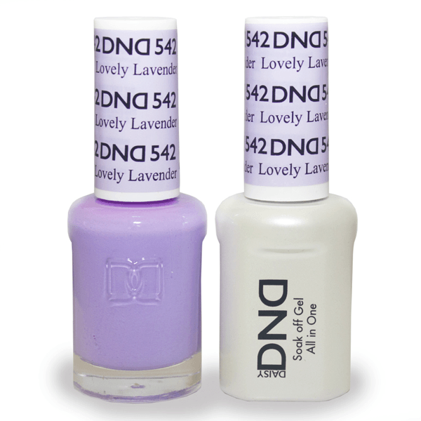 DND Daisy Gel Duo - Lovely Lavender #542-Gel Nail Polish + Lacquer-Universal Nail Supplies