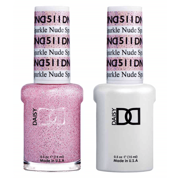 DND Daisy Gel Duo - Nude Sparkle #511-Gel Nail Polish + Lacquer-Universal Nail Supplies