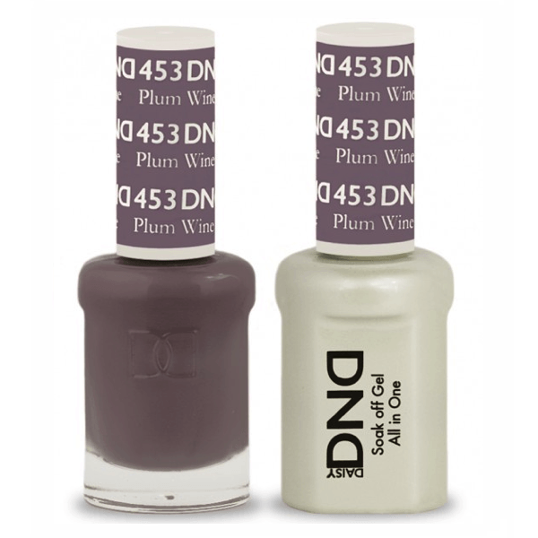 DND Daisy Gel Duo - Plum Wine #453-Gel Nail Polish + Lacquer-Universal Nail Supplies
