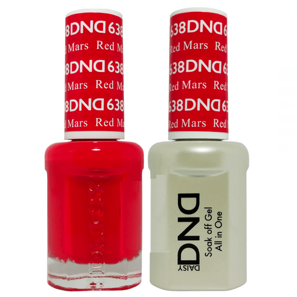 DND Daisy Gel Duo - Red Mars #638-Gel Nail Polish + Lacquer-Universal Nail Supplies