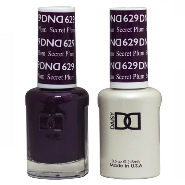 DND Daisy Gel Duo - Secret Plum #629-Gel Nail Polish + Lacquer-Universal Nail Supplies