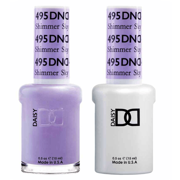 DND Daisy Gel Duo - Shimmer Sky #495-Gel Nail Polish + Lacquer-Universal Nail Supplies