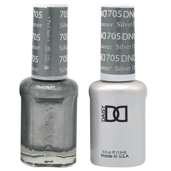 DND Daisy Gel Duo - Silver Dreamer #705-Gel Nail Polish + Lacquer-Universal Nail Supplies