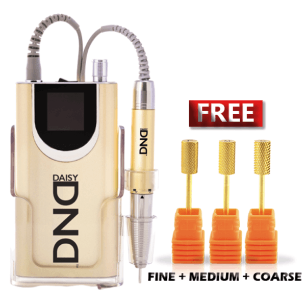 DND Daisy Nail File Drill 35000 RPM GOLD-Nail Drill-Universal Nail Supplies