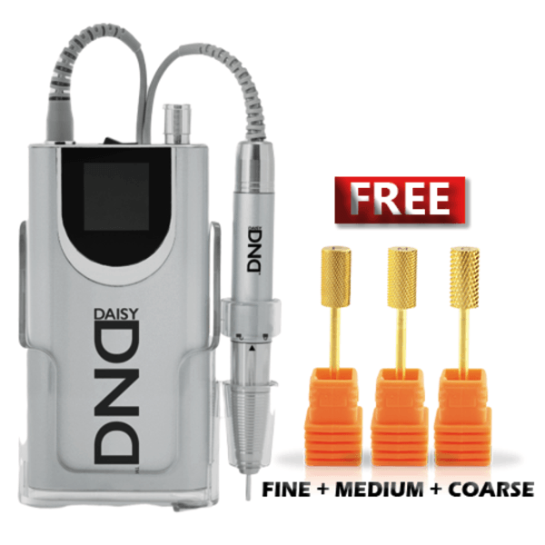 DND Daisy Nail File Drill 35000 RPM SILVER-Nail Drill-Universal Nail Supplies