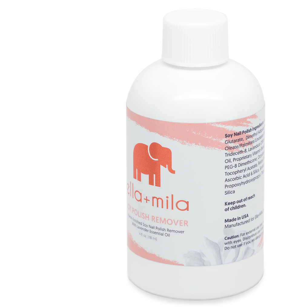 Ella+Mila - Soy Nail Polish Remover 4 oz-Nail Polish-Universal Nail Supplies