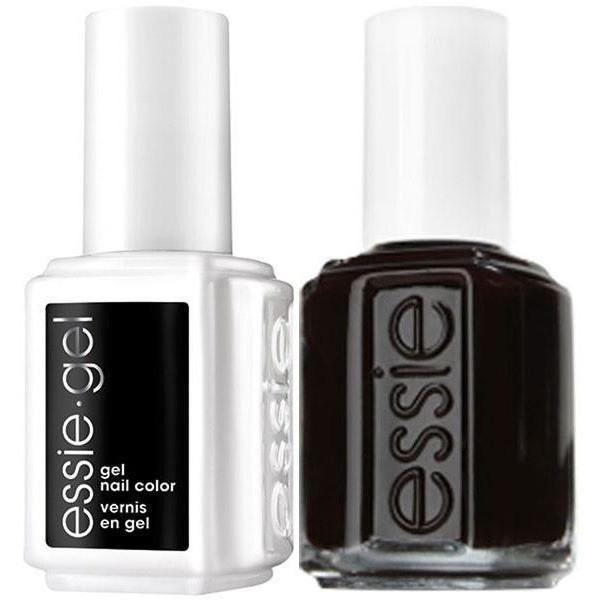 Essie Gel Licorice #56G + Matching Lacquer Licorice #56-Gel Nail Polish + Lacquer-Universal Nail Supplies